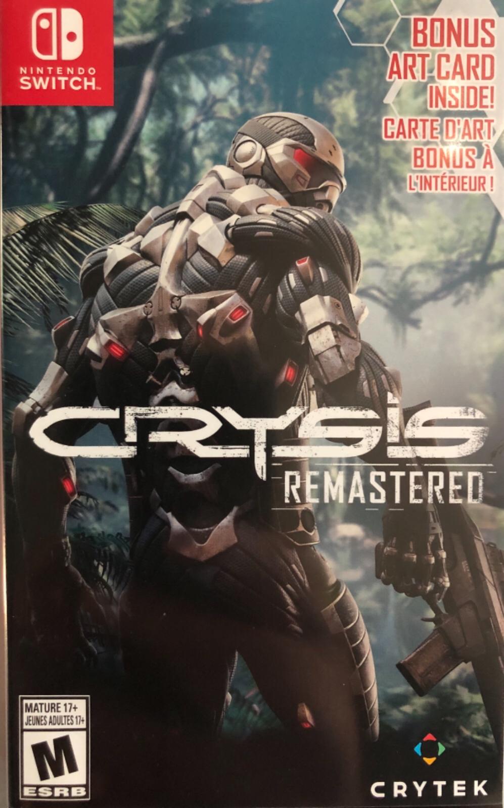 Crysis Remastered Trilogy, & Slipcover Box outlet (Nintendo Switch, 2021) Sealed