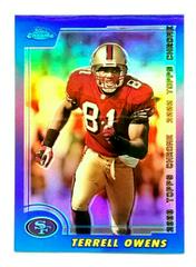 Terrell Owens [Refractor] #3 Football Cards 2000 Topps Chrome Prices