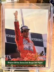 Belgian GP/1st: Senna 2nd: Berger 3rd: Prost #110 Racing Cards 1992 Grid F1 Prices