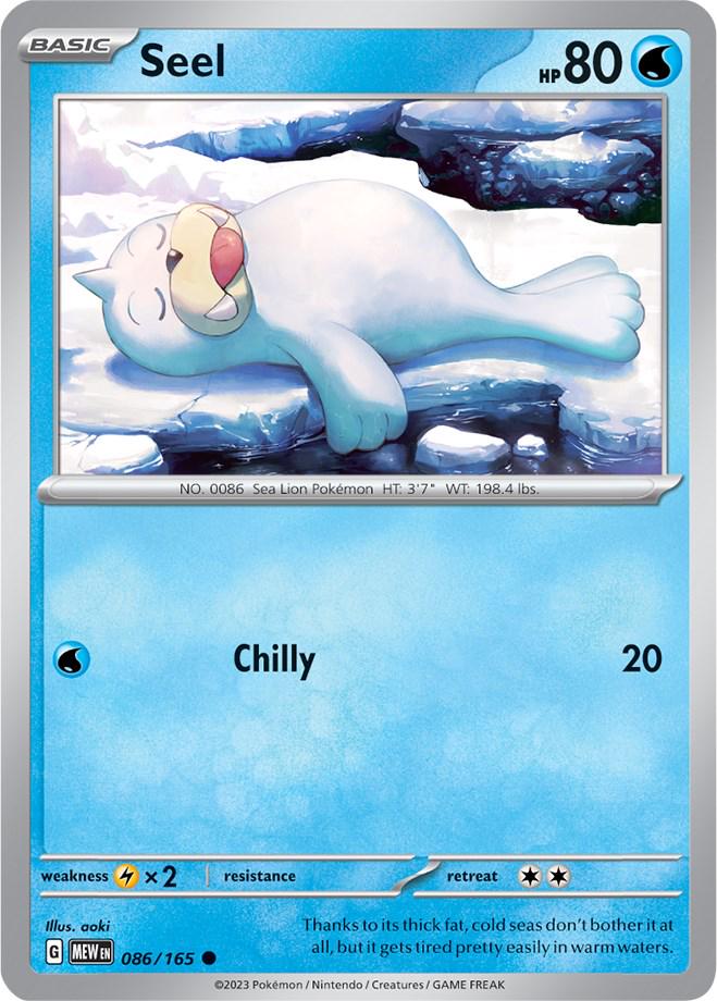 Seel #86 Pokemon Scarlet & Violet 151