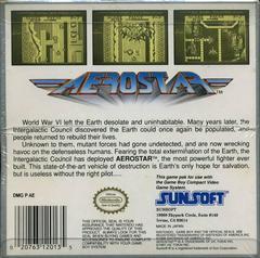 Aerostar - Back | Aerostar GameBoy