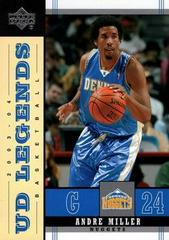 Andre Miller #18 Basketball Cards 2003 Upper Deck Legends Prices