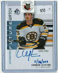 Connor Clifton [Autograph Inscribed] #198 Hockey Cards 2019 SP Authentic Prices