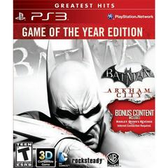 Batman: Arkham City [Game of the Year Greatest Hits] Playstation 3 Prices