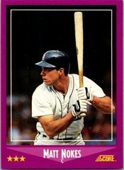 Matt Nokes #15 Baseball Cards 1988 Score Glossy Prices