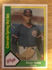 Efrain Valdez #4 Baseball Cards 1990 CMC Colorado Springs Sky Sox Prices