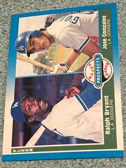 Major Lge. Prospect [Bryant, Gonzalez] #649 Baseball Cards 1987 Fleer Prices