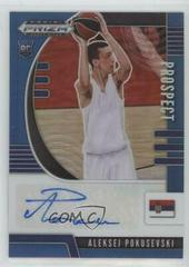 Aleksej Pokusevski [Blue Prizm] Basketball Cards 2020 Panini Prizm Draft Picks Autographs Prices