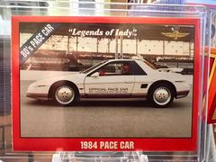 1984 Pace Car #51 Racing Cards 1992 Legends of Indy Prices