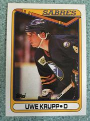 Uwe Krupp Hockey Cards 1990 Topps Prices