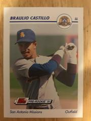 Braulio Castillo #533 Baseball Cards 1991 Impel Line Drive Pre Rookie AA Prices