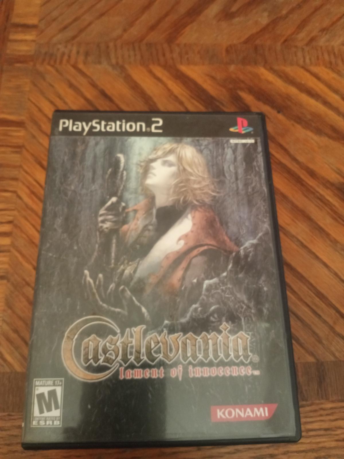 Castlevania Lament of Innocence Item, Box, and Manual Playstation 2