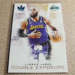 LeBron James [Amethyst] #25 Basketball Cards 2022 Panini Court Kings Double Exposure Prices