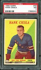 Hank Ciesla #49 Hockey Cards 1958 Topps Prices