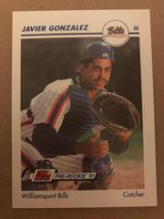 Javier Gonzalez #632 Baseball Cards 1991 Impel Line Drive Pre Rookie AA Prices