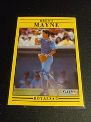 Brent Mayne #U-28 Baseball Cards 1991 Fleer Update Prices