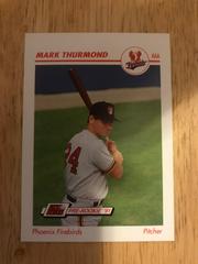 Mark Thurmond #389 Baseball Cards 1991 Impel Line Drive Prices