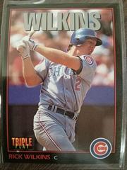 Rick Wilkins #19 Baseball Cards 1993 Panini Donruss Triple Play Prices