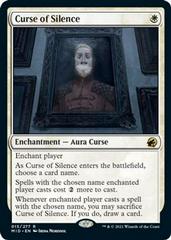 Curse of Silence [Foil] Magic Innistrad: Midnight Hunt Prices