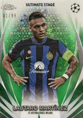 Lautaro Martinez [Green] #USC-26 Soccer Cards 2023 Topps UEFA Club Ultimate Stage Prices