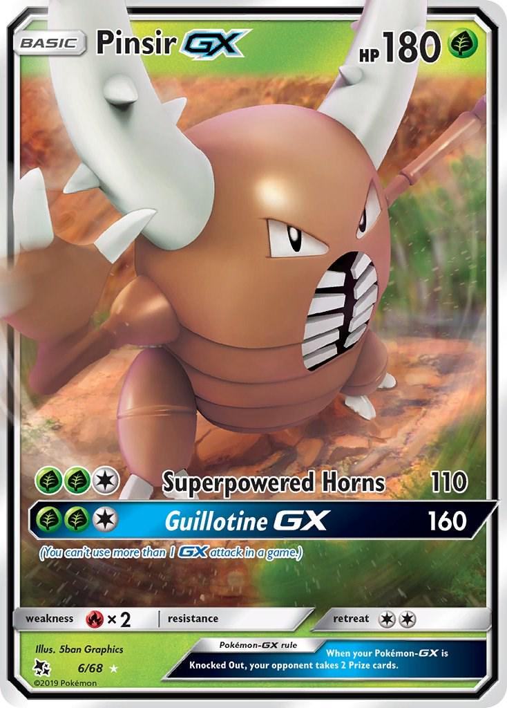 Pinsir GX #6 Pokemon Hidden Fates