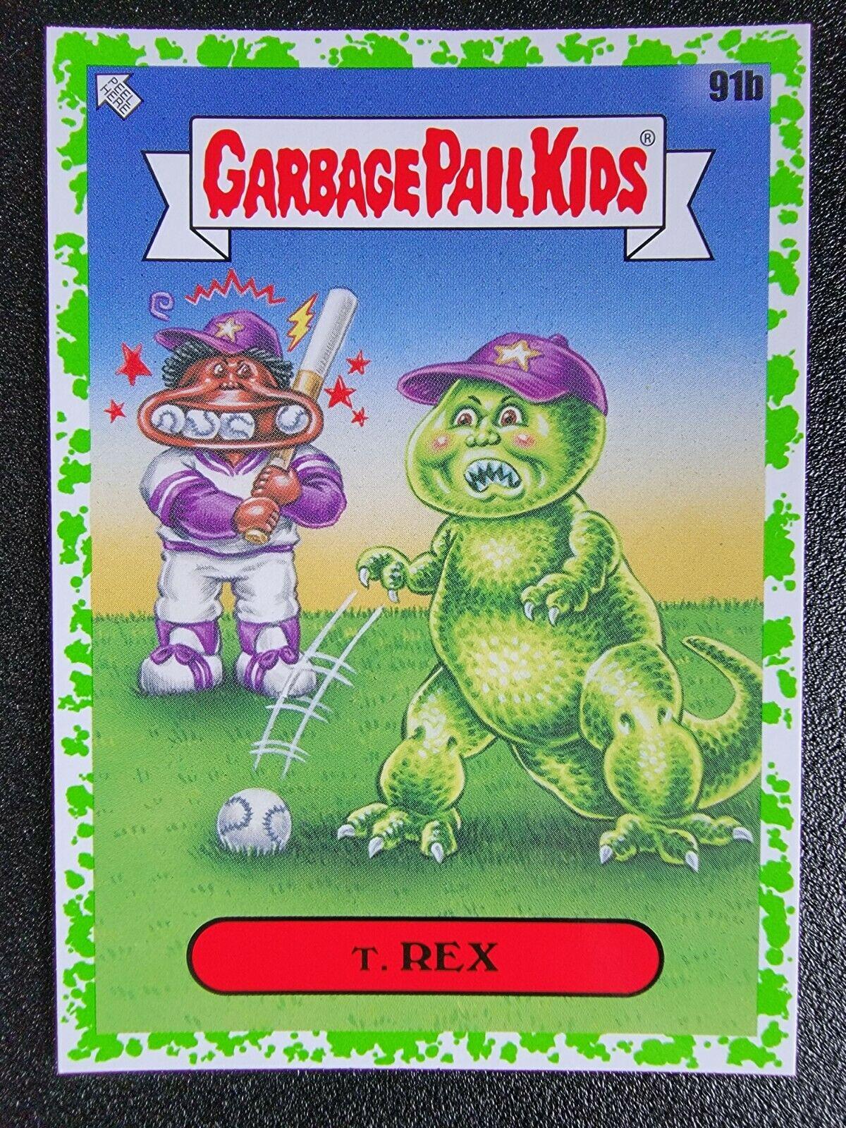 T. Rex [Green] #91b Garbage Pail Kids 35th Anniversary