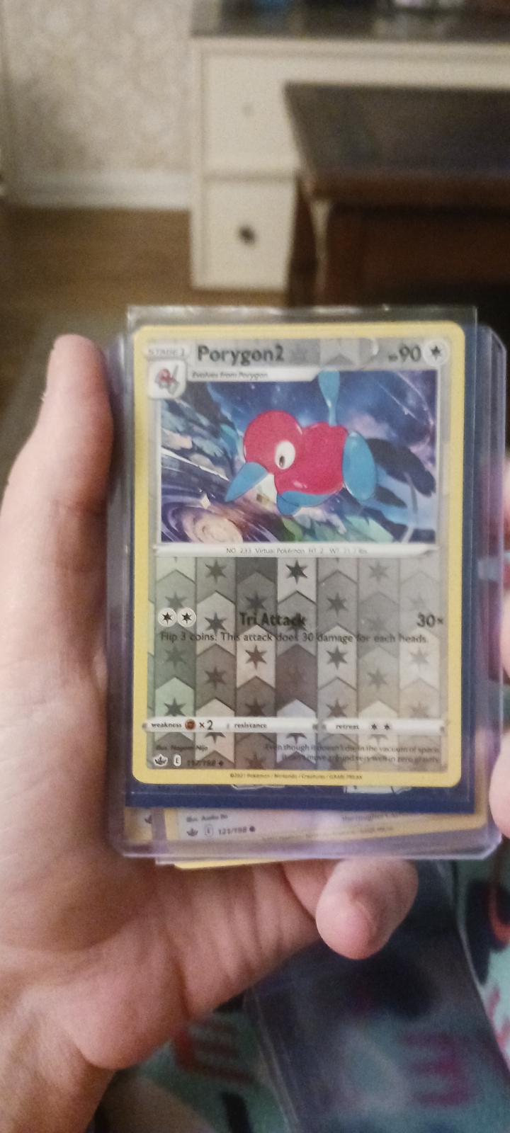 Porygon2 Reverse Holo Ungraded Pokemon Chilling Reign