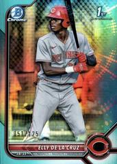 Elly De LA Cruz [Aqua Refractor] #BCP-50 Baseball Cards 2022 Bowman Chrome Prospects Prices