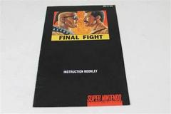 Final Fight - Manual | Final Fight Super Nintendo