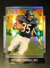 Anthony Thomas [Gold Refractor] #155 Football Cards 2001 Bowman Chrome Prices