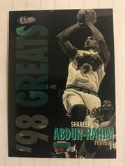 Shareef Abdur-Rahim Basketball Cards 1997 Ultra 98 Greats Prices