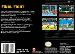 Final Fight - Back | Final Fight Super Nintendo