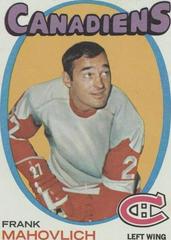 Frank Mahovlich #105 Hockey Cards 1971 Topps Prices