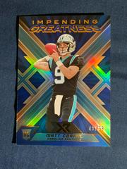 Matt Corral [Blue] #IMG-2 Football Cards 2022 Panini XR Impending Greatness Prices