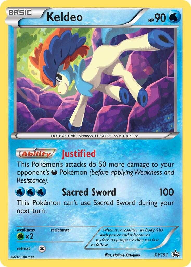 Keldeo #XY191 Pokemon Promo