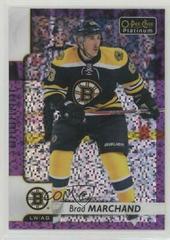 Brad Marchand [Violet Pixels] Hockey Cards 2017 O Pee Chee Platinum Prices