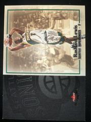Rashard Lewis Basketball Cards 2003 Fleer Patchworks Prices