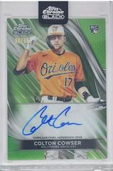 Colton Cowser [Green] #CBA-CC Baseball Cards 2024 Topps Chrome Black Autograph Prices