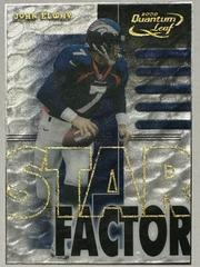 John Elway #SF 7 Football Cards 2000 Quantum Leaf Star Factor Prices