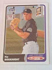 Kip Bouknight Baseball Cards 2003 Topps Total Prices
