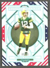 Aaron Rodgers [Stars & Stripes] #36 Football Cards 2020 Panini National Treasures Prices