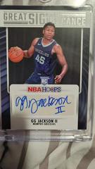 GG Jackson II #GS-GGJ Basketball Cards 2023 Panini Hoops Great SIGnificance Prices