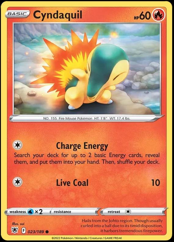 Cyndaquil 23 Prices Pokemon Astral Radiance Pokemon Cards