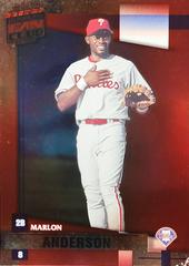 Marlon Anderson #144 Baseball Cards 2002 Donruss Best of Fan Club Prices