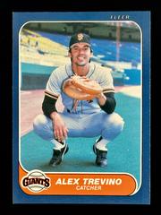 Alex Trevino #550 Baseball Cards 1986 Fleer Prices