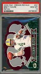 Brett Favre [Retail] #37 Football Cards 2000 Pacific Crown Royale Prices