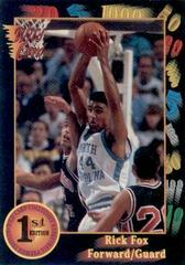 Rick Fox Basketball Cards 1991 Wild Card Prices