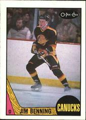 Jim Benning Hockey Cards 1987 O-Pee-Chee Prices