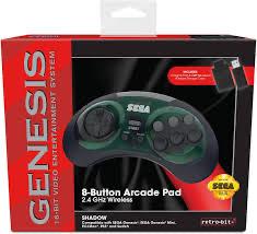 Retro Bit Genesis 8 Button Arcade Pad Shadow Sega Genesis Prices