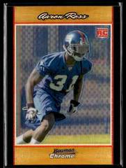 Aaron Ross [Gold Refractor] #BC11 Football Cards 2007 Bowman Chrome Prices